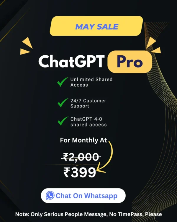 ChatGPT Pro - Chatgpt 4o Shared Access